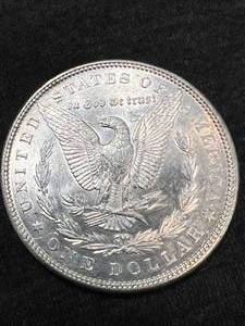 lot 46 image: 1887 US MORGAN SILVER DOLLAR BU