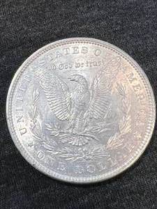 lot 61 image: 1889 US MORGAN SILVER DOLLAR