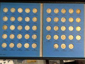 lot 78 image: STARTING AT 1946 US ROOSEVELT DIME COLLECTION BOOK FILLED
