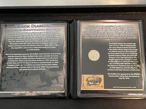 lot 81 image: 1930 US BUFFALO NICKEL IN INFORMATION BOOK