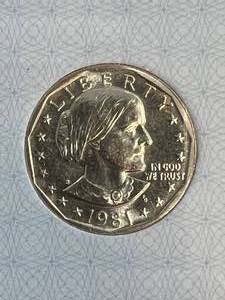 lot 83 image: 1981-S US SACAGAWEA DOLLAR AACGS MS63