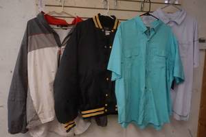 lot 39 image: Mens shirts & light jackets, 3X