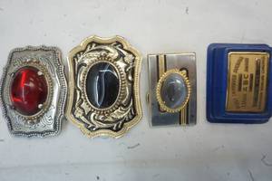 lot 142 image: Belt Buckles