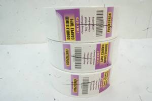 lot 158 image: 3 Roles Double Sided Carpet Tape
