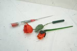 lot 159 image: 3 Red Roses