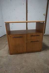 lot 210 image: Wooden Office Desk
