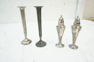 lot 225 image: 2 Vintage Roger Silver Pieces & 2 Vintage Quadruple Plate Pieces