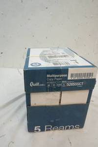 lot 245 image: NEW 5 Reams of Quill Copy Paper