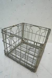 lot 283 image: Metal Milk Crate