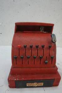 lot 316 image: Vintage Kids Cash Register