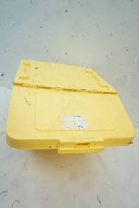 lot 332 image: Yellow Storage Bin