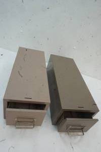 lot 333 image: 2 Tin File Drawers