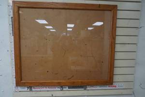 lot 189 image: Wood Frame With Glass