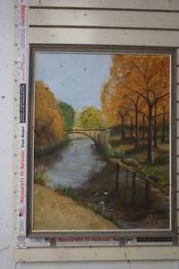 lot 423 image: Oil Painting of Geese 30 x 24