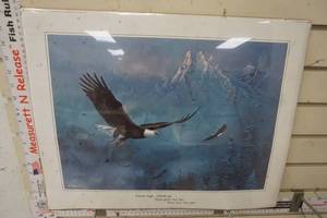 lot 436 image: Print Only Climbing High, Climb far, Your goal the sky, Your Aim the Star