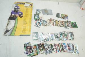 lot 455 image: Variety of NFL Trading cards