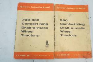 lot 458 image: vintage operators manuals