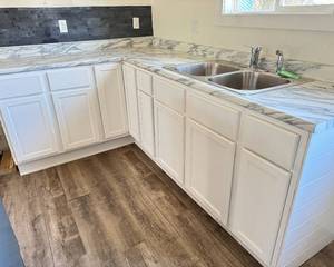 lot 184 image: L-Shaped Base Cabinets