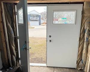 lot 15 image: Prehung Double Doors