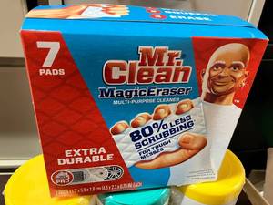 Disinfecting Wipes and Magic Erasers