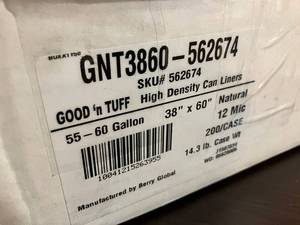 60 Gallon Can Liners