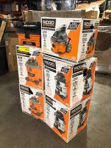 lot 4 image: Lot of Assorted WetDry Shop Vacs Various Models Sizes and Conditions Customer Returns See Pictures