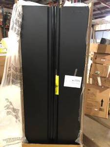 lot 24 image: Husky 4-Piece Regular Duty Welded Steel Garage Storage System in Black Customer Returns See Pictures