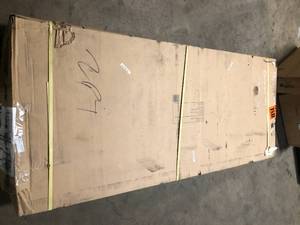 lot 36 image: Husky Tool Storage 72 in. W White Adjustable Height Worktable with 2-Drawers   Customer Returns See Pictures