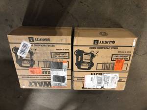 lot 46 image: Lot of 2 Dewalt Power Station with Digital Air Compressor  Customer Returns See Pictures