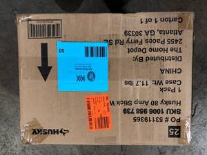 lot 50 image: Single Phase 80 Amp 120-Volt Input AC Stick Welder  Customer Returns See Pictures
