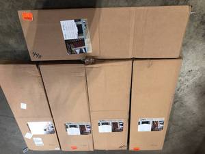 lot 39 image: Lot of Assorted Window Shutters Various Sizes and Conditions   Customer Returns See Pictures
