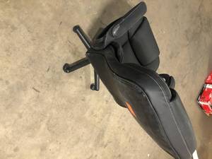 lot 42 image: LACOO Big and Tall Black Leather High Back Executive Chair with Swivel Seat  Customer Returns See Pictures