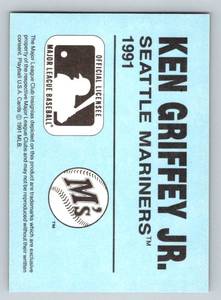 lot 119A image: Ken Griffey Jr. 1991 Playball Rare Baseball Card