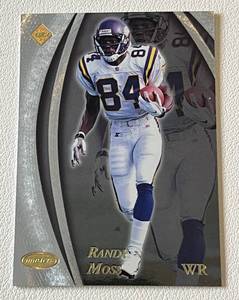 lot 14 image: Randy Moss RARE #ed RC - 1998 Collectors Edge Masters #95, Numbered 08643000 - Rookie Minnesota Vikings Football Card