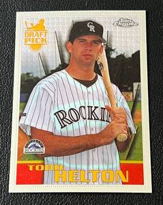 lot 43 image: Todd Helton RC 1996 Topps Draft Pick #13 Rookie Baseball Card