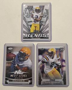 lot 88 image: Justin Jefferson 3 Card Rookie Lot - Minnesota Vikings Football