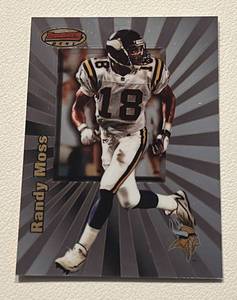 lot 99 image: Randy Moss RC 1998 Bowmans Best #109 Rookie Minnesota Vikings Football Card