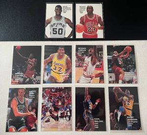 lot 108 image: 1990 NBA Superstars Broder Set of 10 - Michael Jordan Basketball Cards