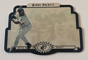 lot 146 image: Kirby Puckett Holo Die Cut 1996 Upper Deck SPx #36 Minnesota Twins Baseball Card
