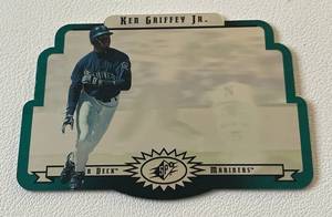 lot 152 image: Ken Griffey Jr. Holo Diecut1996 Upper Deck SPx #55 Baseball Card