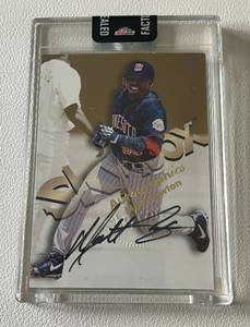 lot 159 image: Matt Lawton Auto Skybox Factory Sealed Minnesota Twins Signed Baseball Card