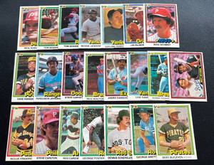 lot 137A image: 1981 Donruss Baseball 21 Card Star Lot