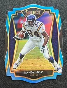 lot 206 image: Randy Moss Die Cut 2020 Select Premier Level #112 Minnesota Vikings Football Card