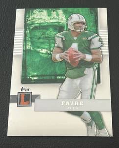 lot 240 image: Brett Favre 949 2008 Topps Legend #47, numbered 390949, Football Card