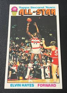 lot 126 image: Elvin Hayes 1977 Topps #133 Vintage Basketball Card