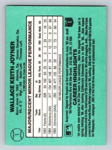 lot 28C image: Wally Joyner Auto RC 1986 Donruss The Rookies #1 Signed Baseball Card