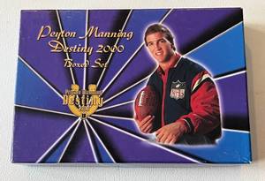 lot 172A image: Peyton Manning Collectors Edge Destiny 2000 Boxed Set Football Cards