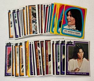 lot 200A image: 1977 Charlies Angles 45 Vintage Card Lot