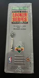 lot 29B image: 1991-92 Upper Deck Michael Jordan Locker Series #4 of 6, NewSealed Basketball Cards