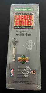 lot 31B image: 1991-92 Upper Deck Michael Jordan Locker Series #6 of 6, NewSealed Basketball Cards